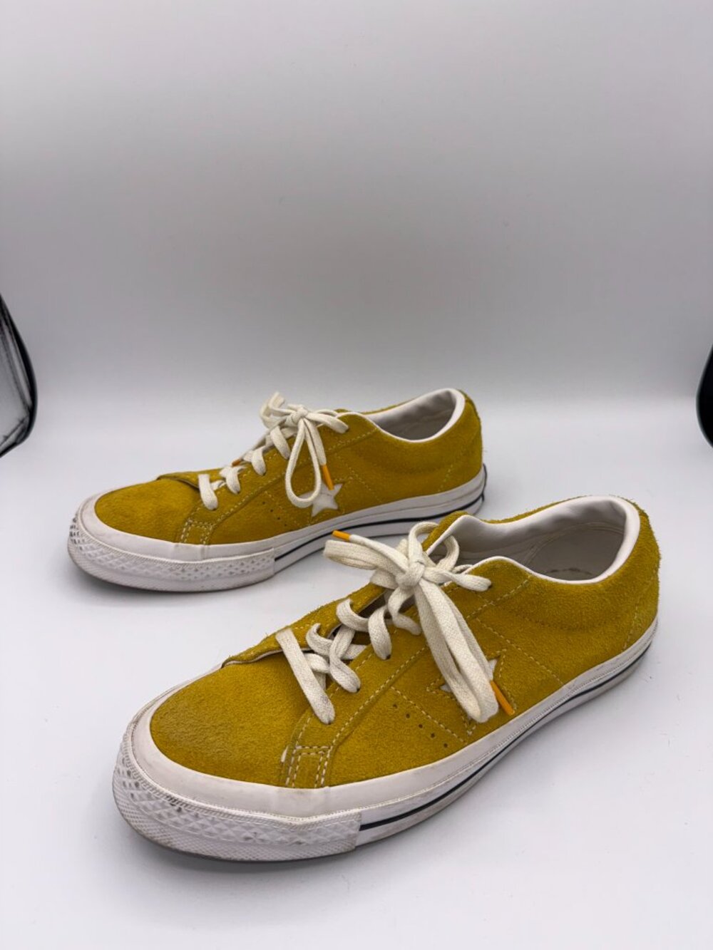 Converse One Star Suede Sneakers Yellow Gold Men's Size 6.5 Low Top - Picture 5 of 10
